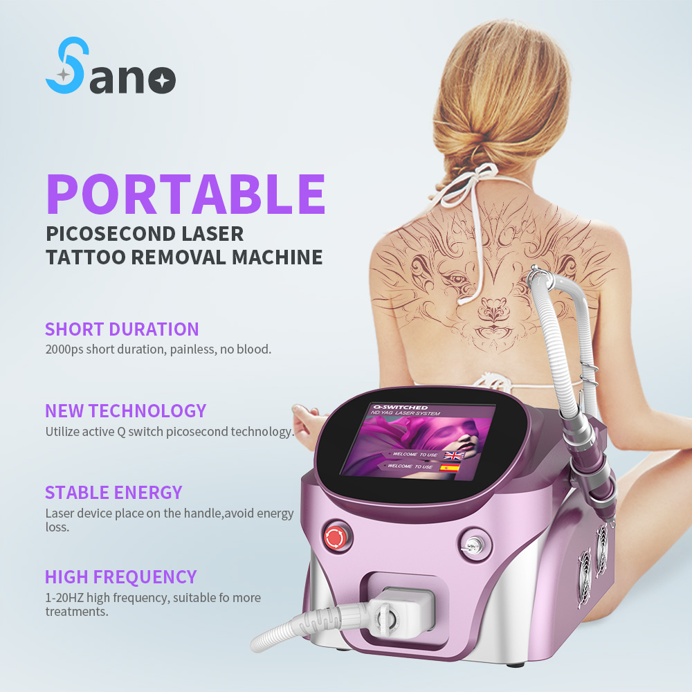Pico laser tatueringsborttagningsmaskin