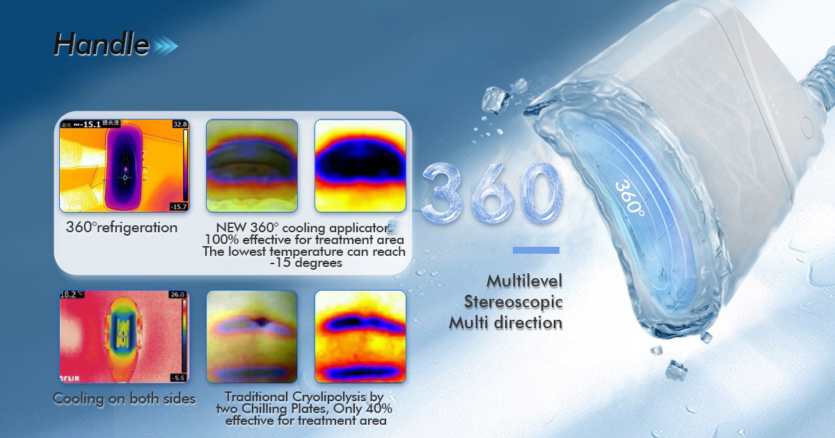 360 cryolipolysis bantningsmaskin
