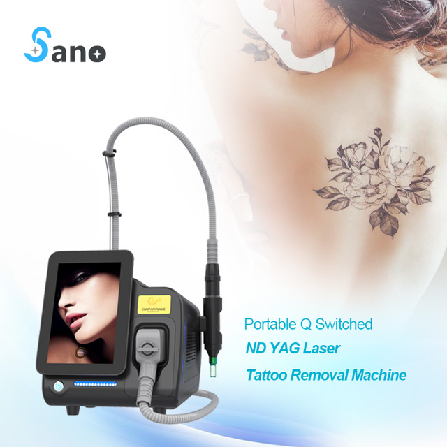 Picosecond 1064 532nm Pico Q Switched Nd Yag lasertatueringsborttagningsmaskin